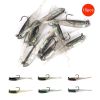 10pcs Lure Artificial Lure With Hook; Small Gray Fish Simulation Soft Bait 2