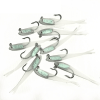 10pcs Lure Artificial Lure With Hook; Small Gray Fish Simulation Soft Bait 2