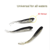 10pcs Lure Artificial Lure With Hook; Small Gray Fish Simulation Soft Bait 2