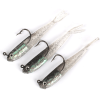 10pcs Lure Artificial Lure With Hook; Small Gray Fish Simulation Soft Bait 2