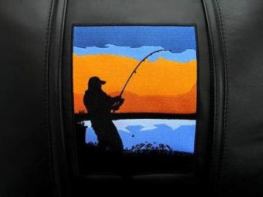 Fisherman-Sunrise Logo Panel (Logo Panel Size: 24" Panel for Xpression Gaming Chair Only)