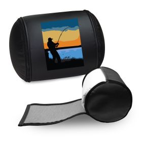 Fisherman-Sunrise Logo Panel (Logo Panel Size: 30" Panel with Display Pillow)