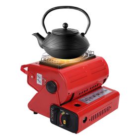 2 in 1 Portable Butane Burner Heater Outdoor Butane Gas Heater Warmer Heating Cooking Stove Cooker for Camping Fishing RV Travel (Type: Heater)